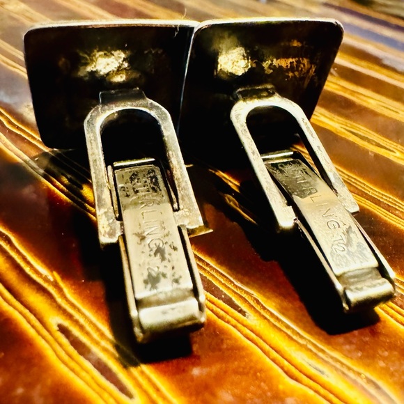 Vintage Sterling Cuff Links - Picture 2 of 4